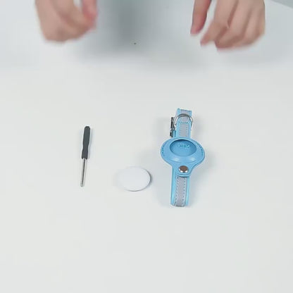 Adding air-tag to collar